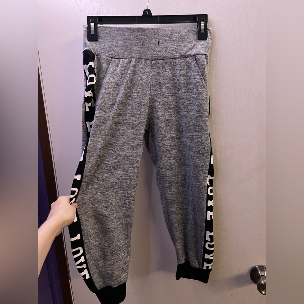 Grey sweatpants